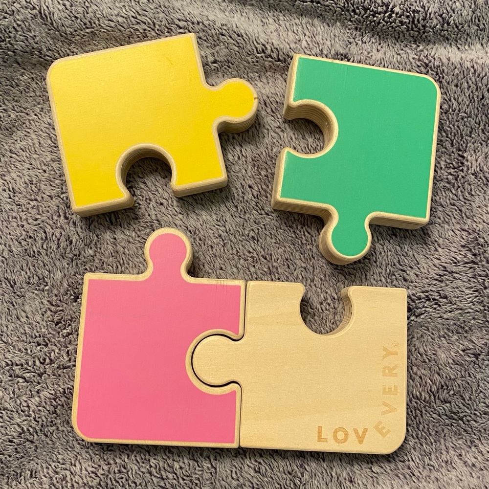 Lovevery | Chunky Wooden Jigsaw Puzzle 22-24 Month Olds Montessori Learning Toy